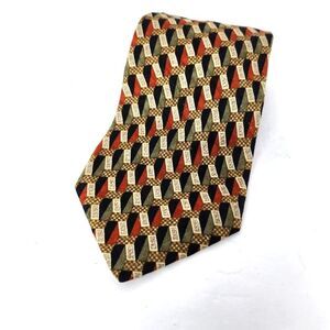 Ermenegildo Zegna Geometric Tie Mens Muti